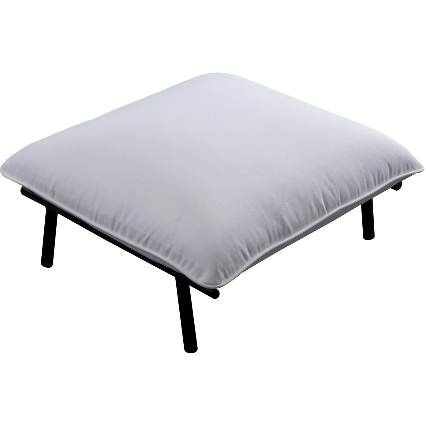 Morgan 14.6 inch White Outdoor Ottoman